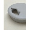 Tapon Pasacables Gris Guía Pasa Cables Para Escritorio 2 Pz