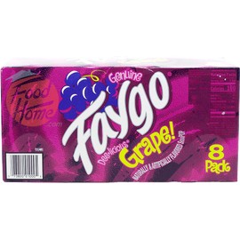 Faygo Grape! flavored soda pop. 8-pack 12-fl. oz. cans in box (1)