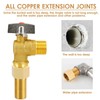 Brass Threaded Pipe Fitting 20mm Brass Pipe Adapter 1/2 Pt