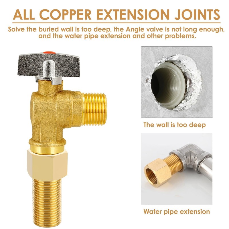 Brass Threaded Pipe Fitting 20mm Brass Pipe Adapter 1/2 Pt
