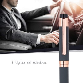 Cerruti 1881 "THAMES" Rollerball Pen Grey | Stainless Steel Writing Pen in a Grey Body | Black Refill | Gift Box