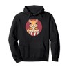 Adorable Squirrel Enjoying Popcorn Delight Pullover Hoodie