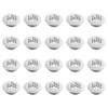 20 Pcs Stainless Steel Round White Air Vent Grille for