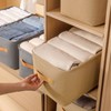 [Hit item] Arrangement fabric storage organizer square basket Basket Gray - Small 5ea