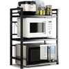 DOLALIKE Microwave Oven Rack, Expandable Microwave Stand Countertop Kitchen Utensils