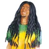NET TOYS Black Rasta Wig Dreadlocks Rasta Wig Black Dreads