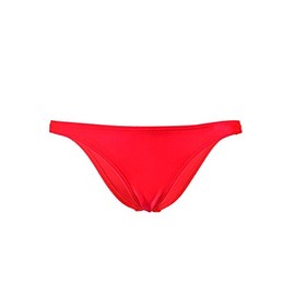 Seafolly Women's Shimmer Brazilian Bikini Bottom , Neon Red, 4