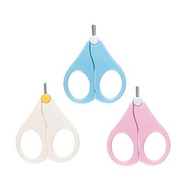 WOIWO 3PCS Children Scissors Rounded Corner Nail Clippers Practical Small Comfortable Cute Nail Clippers