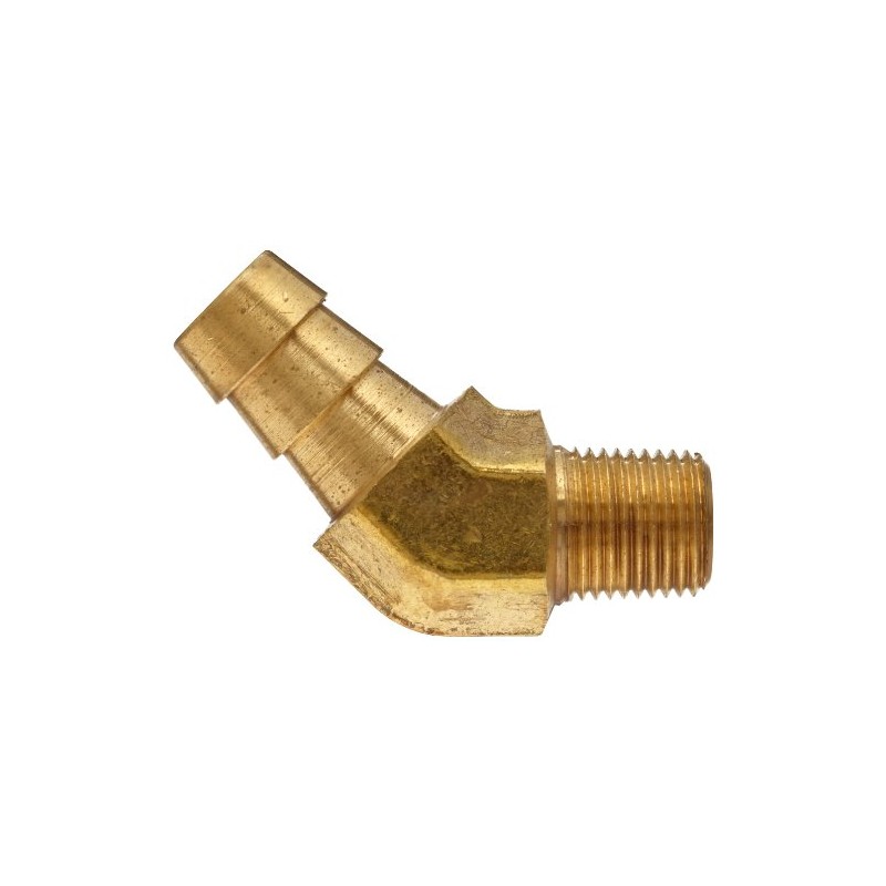 Anderson Metals 07045-0804 Brass 1/2?Inch Hose Barb x 1/4?Inch Male