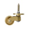 Semetall Solid Brass Swivel Caster, 1" Stem Caster Replacement for