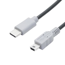 Short USB C to Mini USB Charging Data Cable 10inch, USB Type C Male to Mini USB Male Converter with OTG Feature, Compatible Cell Phone, Tablet, MP3 Player, Game Controller, Digital Camera(3Pcs)