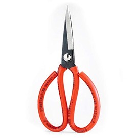 NO.1 Heavy Duty Fabric/Garden/Wire Scissors, Red, 8”