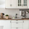 Ravinte 18 Pack 4-1/2 Inch Kitchen Square Cabinet Handles Matte