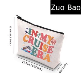 Cruise Lover Makeup Bag Cruise Travel Gift in My Cruise Era Cosmetic Bag Cruise Trip Gift (Cruise Era)