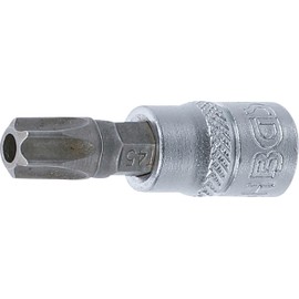 BGS 2165-T45 | Bit Socket | 6.3 mm (1/4") Drive | T-Star tamperproof (for Torx) T45