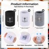 6 Pair Faith Cross Sports Wristbands Christian Bibel Verse Sweatbands