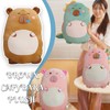 Aiuidun Capybara Plush Toy Pillow, Cute Capybara Stuffed Animals, Squishy