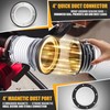 Saillong 4" Magnetic Dust Collector Fast Connect System – 10PC