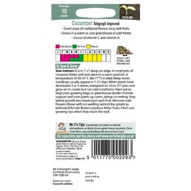 Mr Fothergills Mr Fothergill's 21461 Vegetable Seeds, Cucumber Telegraph Improved