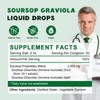 Soursop Graviola Liquid Drops 2000mg, Soursop Extract Organic Pure for