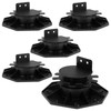 5PCS Decking Support Decking Pedestal Riser Bearing Support 30-60mm Height