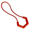 BJA U-Shaped Zipper Pull Durable TPU Tab with Long Rope