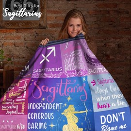 Rioa Scorpio Gifts Blanket, Scorpio Gifts for Women, Scorpio Zodiac Gifts, Gifts for Scorpio Women, Scorpio Birthday Gifts, Astrology Gifts for Women, Zodiac Constellation Gifts 50"x60"