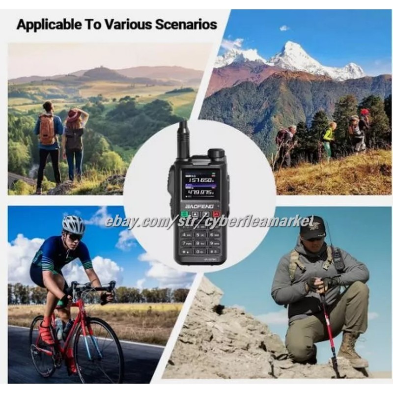 BaoFeng UV18 Pro Max GPS Air Band Walkie Talkie NOAA