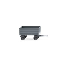 Wiking 095638 Scale N Harvest Trailer - Basalt Grey 1:160