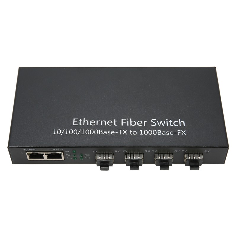 SFP Ethernet Fiber Switch Up To 120km 4 Optical Port