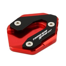 ZESIDIMO Seitenstützplatte Verlängerung Motorradständer Zubehör für Yamaha Tracer 900 GT Tracer900gt 2014-2018 2019 2020 Tracer 900gt (Rot)