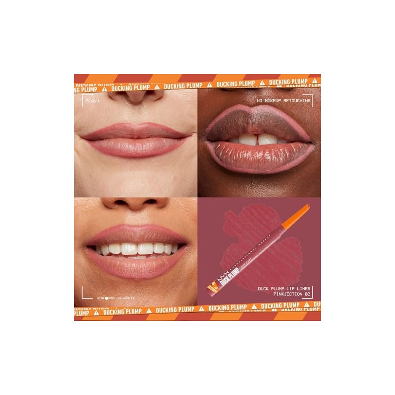 NYX Professional Makeup Duck Plump Liner, Delineador de Labios Voluminizador,