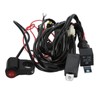 13ft LED Light Switch Wiring Harness 14AWG 1‑to‑2 with Relay