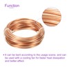 DMiotech 3.0mm x 4mm Long 6.0 M Refrigerator Copper Pipe