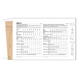 McCall's Easy to Sew Misses' Bodysuit, Robe, Shorts and Pants Sewing Pattern Kit, Design Code M8411, Sizes 12-14-16-18-20