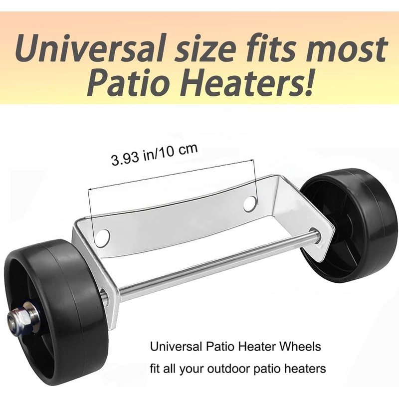 Patio Heater Wheels Patio Heater Universal Replacement Parts Stainless Steel