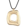 Jeniiahua Vintage Pendant Necklace Women Black Gold Gothic Boho Necklace
