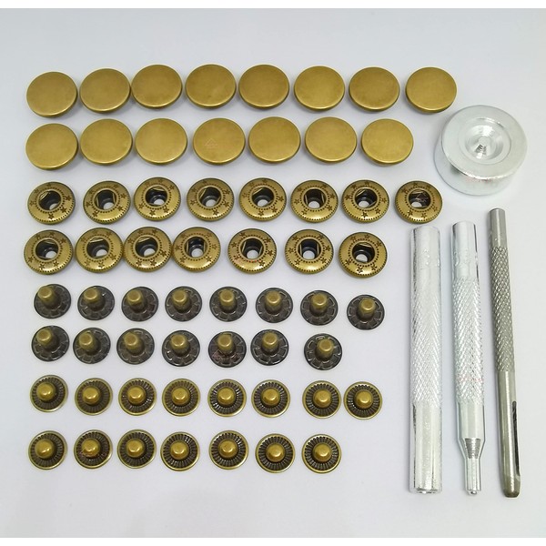 Miraiya Leather Craft Spring Hook Fastener Set, 0.5 inches (12