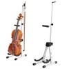 Augioth White Violin Stand with Bow Holder – Adjustable Height,