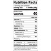La Banderita Carb Counter® Snack Size | 5.5" Size Flour