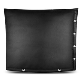 Backflow Insulation Cover for Winter Freeze Protection, Waterproof Five-Layer Design with Grommet Holes,Outdoor Pipe and Sprinkler Cover, 30''W x 24''H- Black