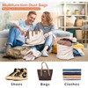 MISSLO Set of 3 Cotton Breathable Dust-Proof Drawstring Storage Pouch