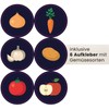 ARTECSIS Potato Storage Box, Dark Blue and White, Set of
