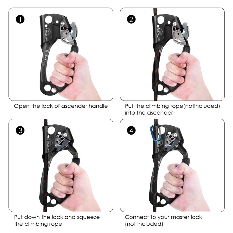 Lixada Assender Hand Cender Outdoor Rock Climbing Left Hand Right