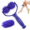 LOPHE Handheld Massage Roller, Hedgehog Ball Massage Roller with 2