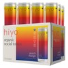 Hiyo Organic Social Tonic - Peach Mango, 12 Pack -