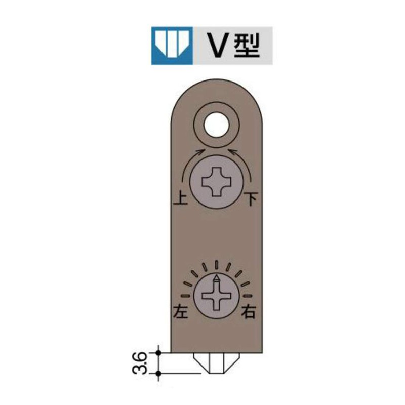 Kaken Hanbai SR2-V4 Adjustable Doorway Main Unit: Depth 0.6 inches