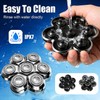 7 Head Magnetic Shaver Head Replacement For SHPAVVER/Wyklaus/Cyruzi Shaver