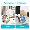 Boloyo Acrylic File Holder,1PC 3 Sections Rainbow File Organizer Mail