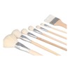 7pcs Mop Brush Goat Hair Paint Brush Multi-Purpose Blending Brush